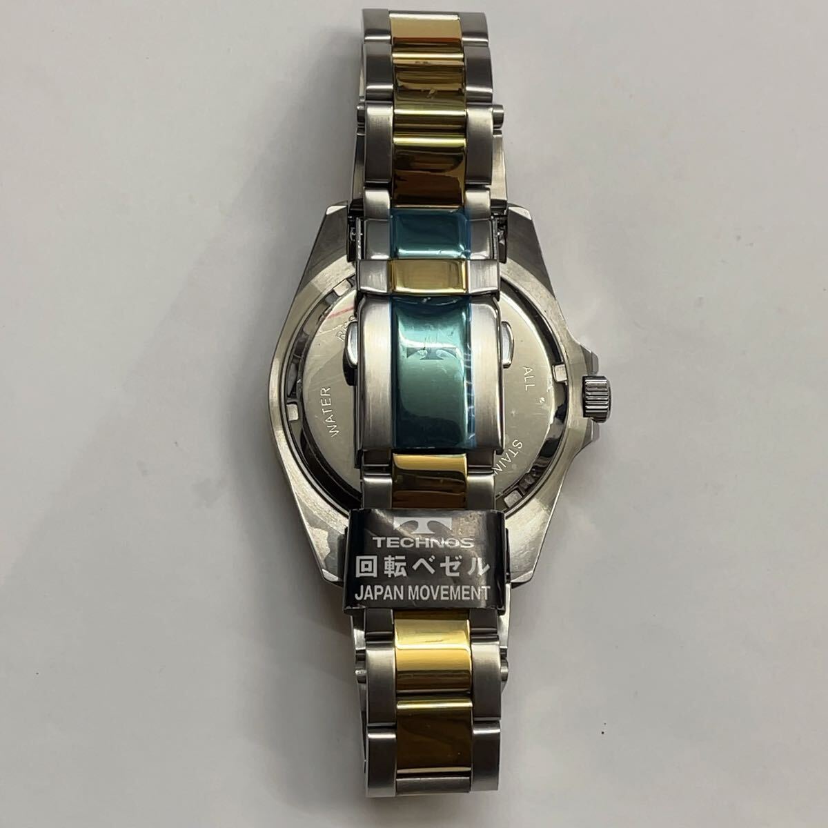 新品未使用 TECHNOS テクノス メンズ 腕時計 回転ベゼル ダイバーズ風 