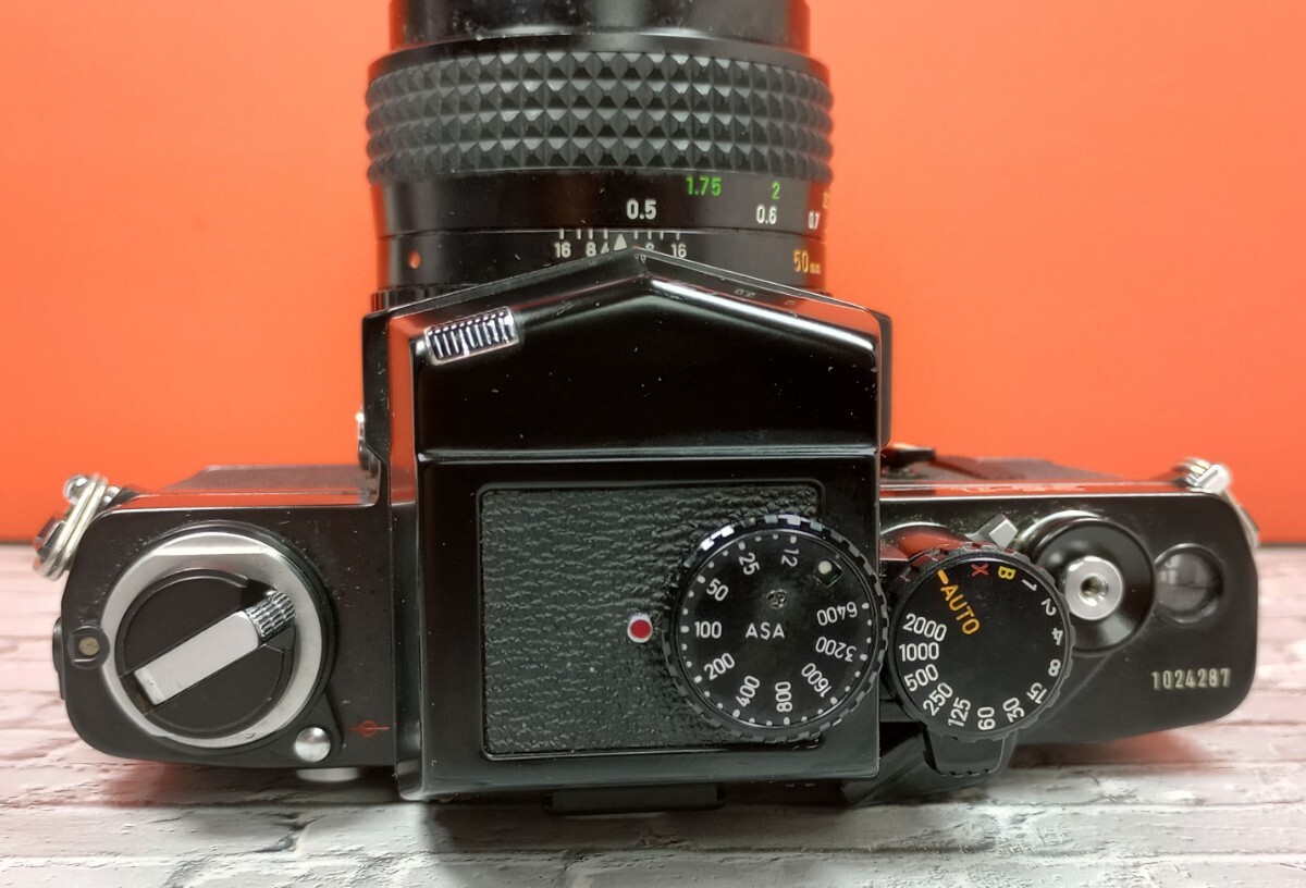 委託品】MINOLTA X-1 フィルムカメラ MC ROKKOR 50mm 1.4 レンズ付き
