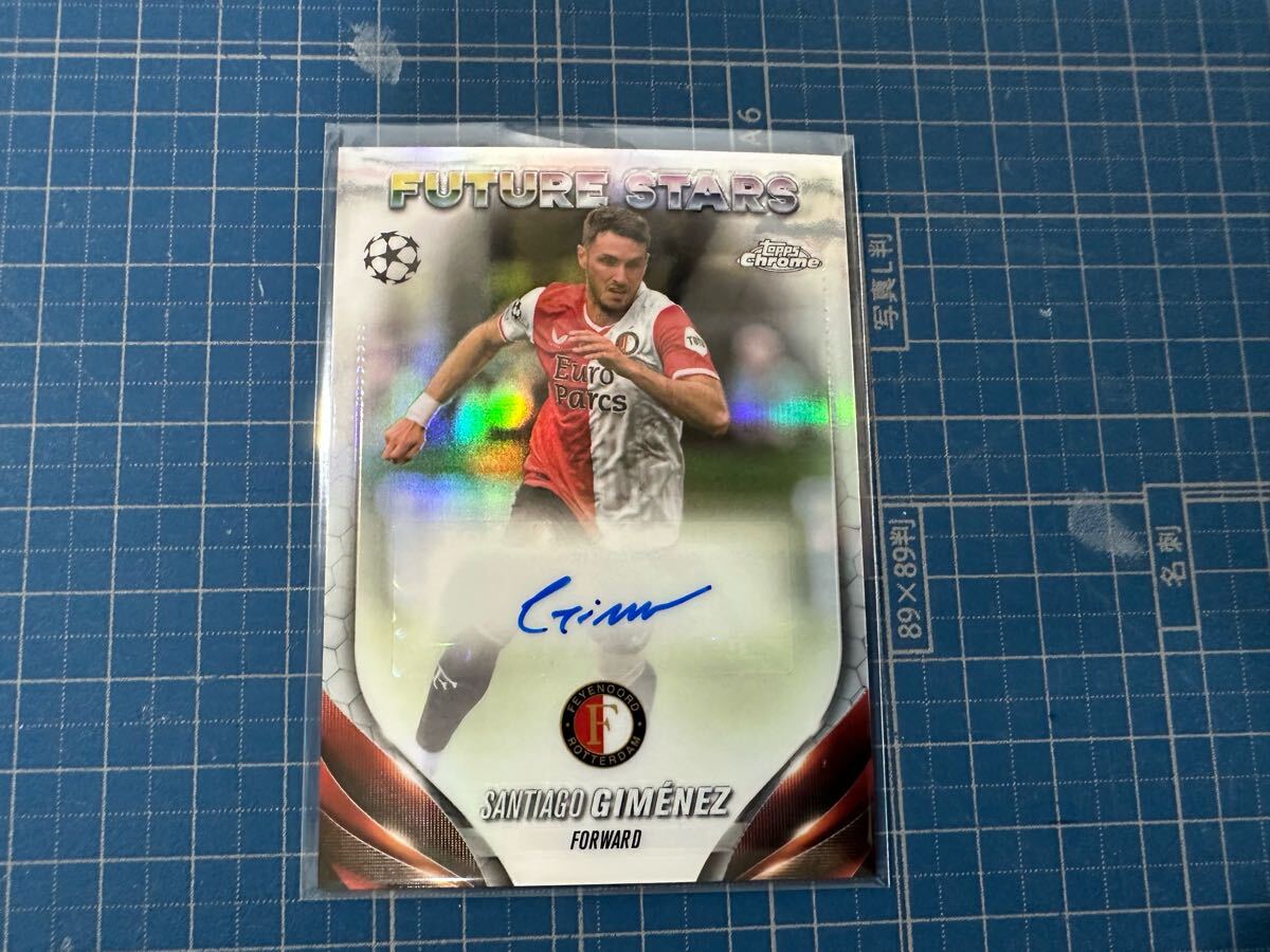 Topps Santiago 2023-24 UEFA Gimenez Club | Chrome eBay 