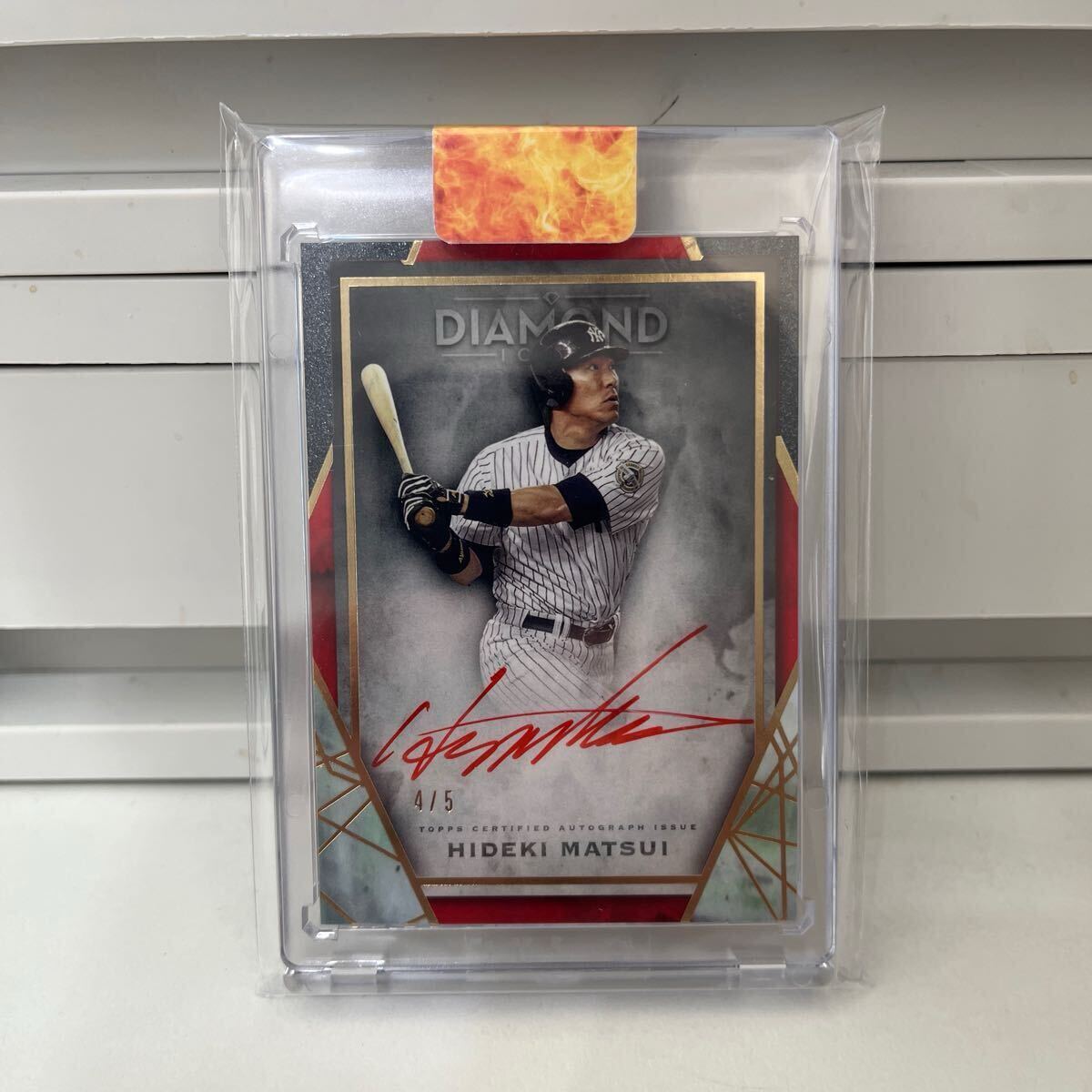 Topps Diamond Icons 0 Hideki Matsui #AC-HM Red Baseball Cards 