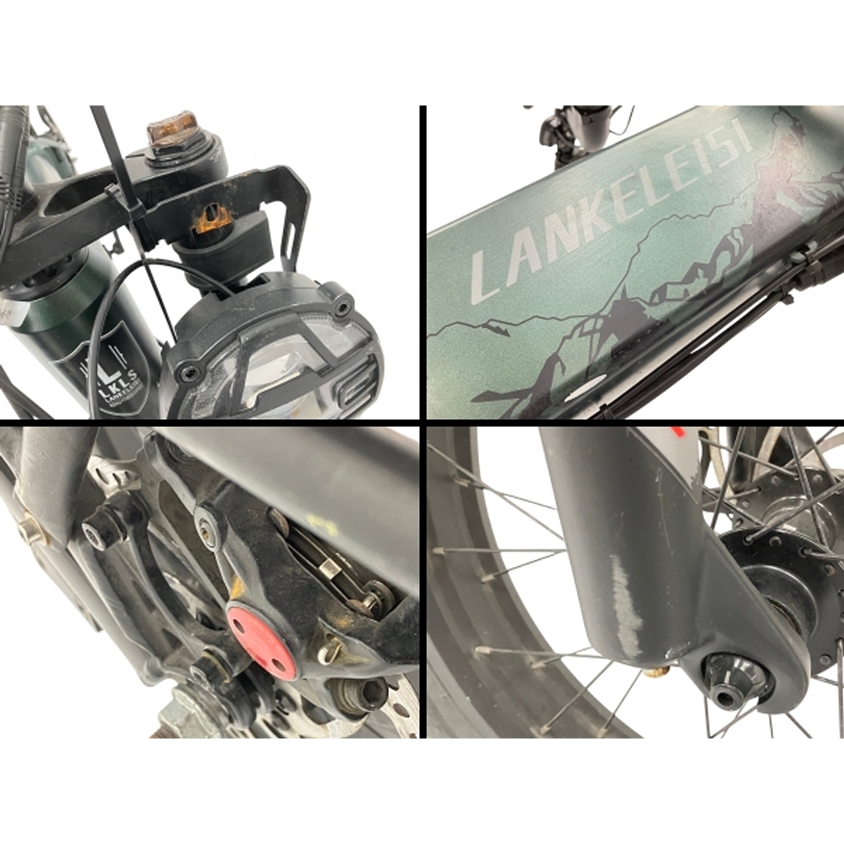 引取限定】Lankeleisi 550Plus 電動 折りたたみ 自転車 20インチ e