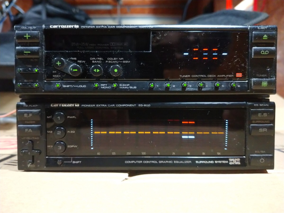 PIONEER carrozzeria カセットデッキ イコライザー KEH-770 EQ-600