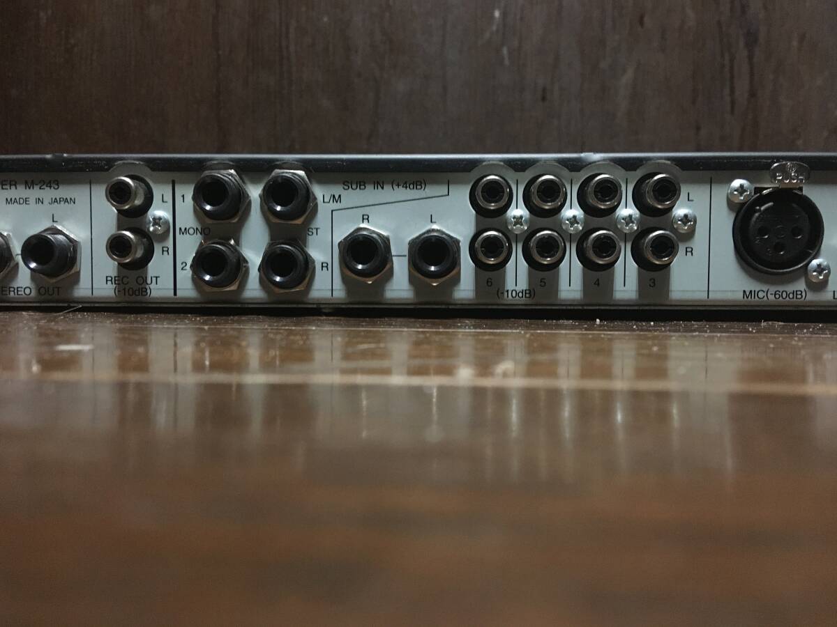□□TOA Stereo Mixer ステレオ ミキサー model : M-243 TOA M-1264