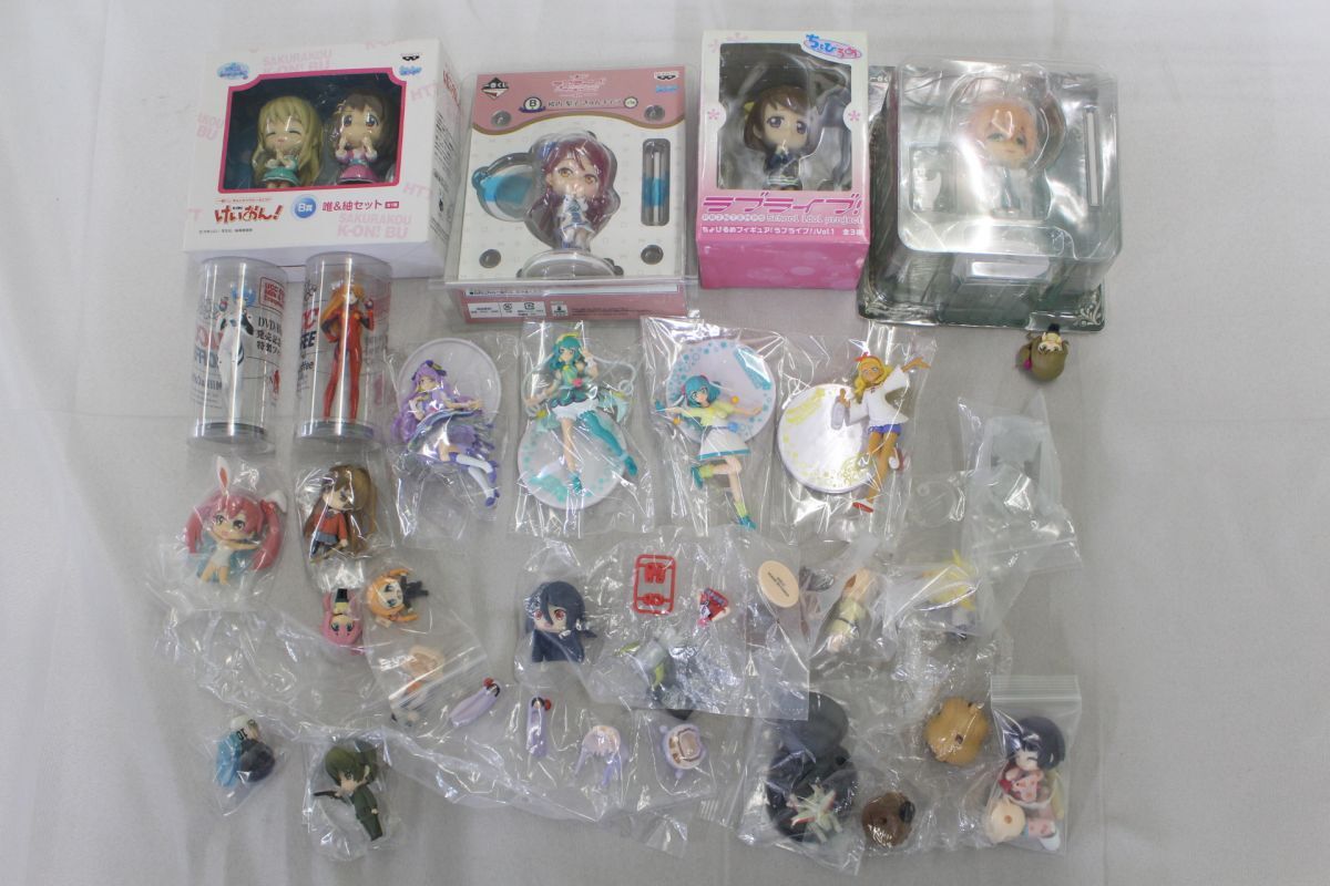 P00】けいおん ラブライブ 他 ミニフィギュア まとめ大量グッズセット品