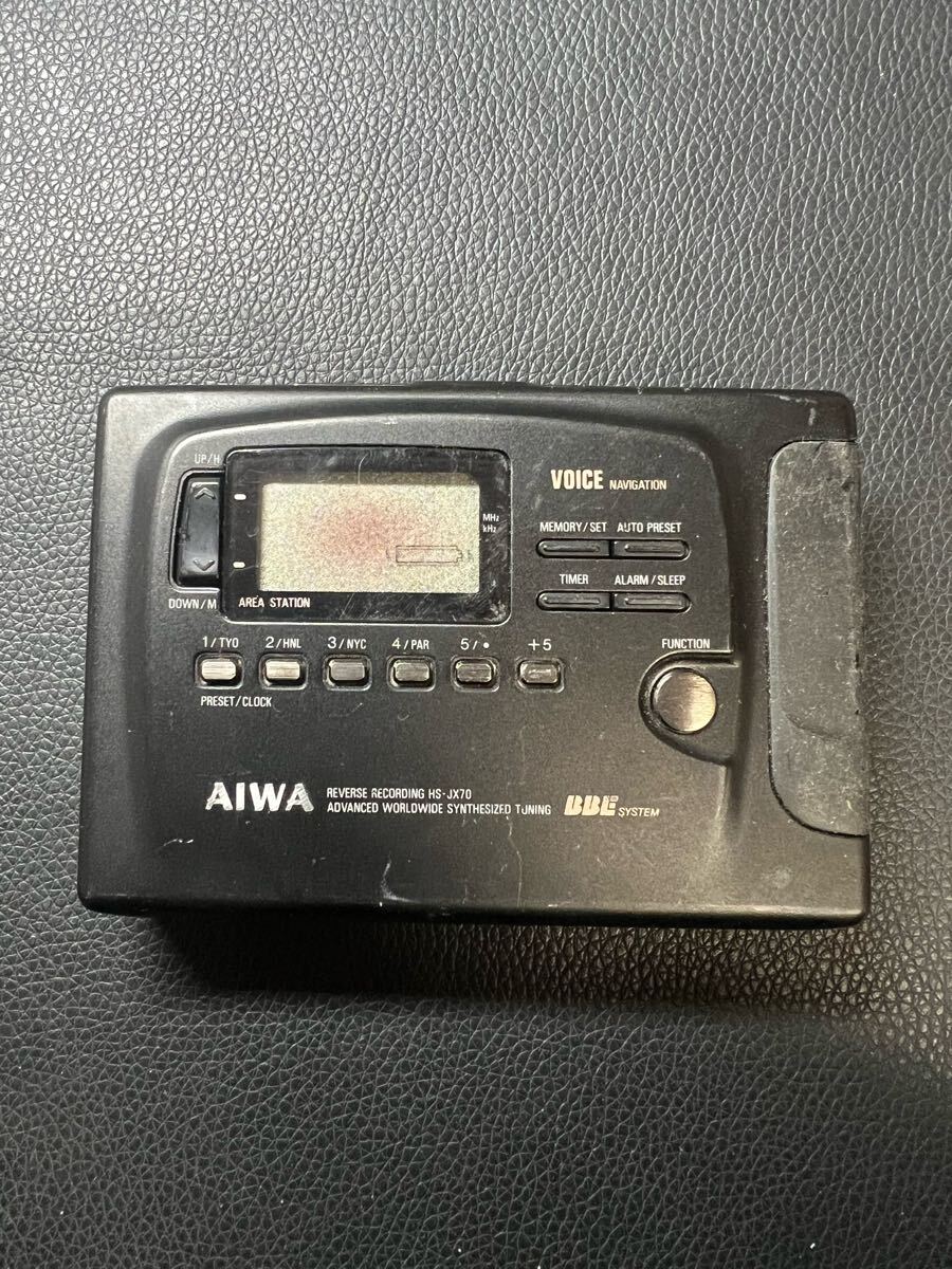 アイワ AIWA HS-JX70 カセットプレーヤー ジャンク品 超激得，本物保証