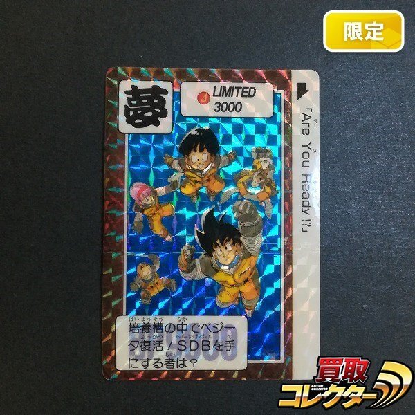 sC266a [希少] ドラゴンボール カードダス 本弾 3弾 発売記念 限定版第