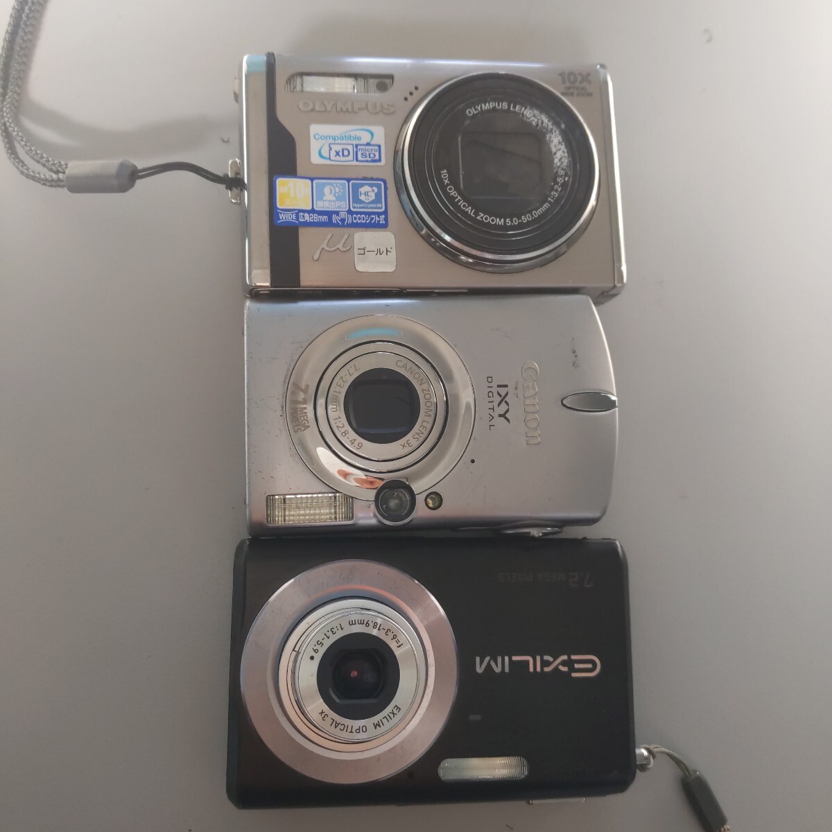 デジタルカメラ Canon/ CASIO EXILIM/OLYMPUS /カノン/ カシオエクシリム /オリンパス. ( ジャンク) 動作未確認 _1