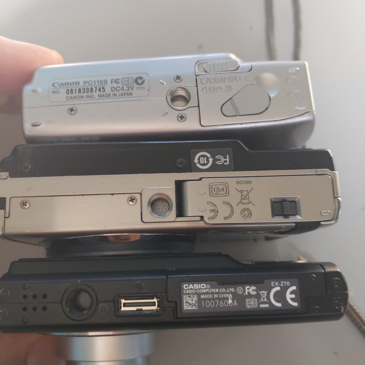 デジタルカメラ Canon/ CASIO EXILIM/OLYMPUS /カノン/ カシオエクシリム /オリンパス. ( ジャンク) 動作未確認 _7