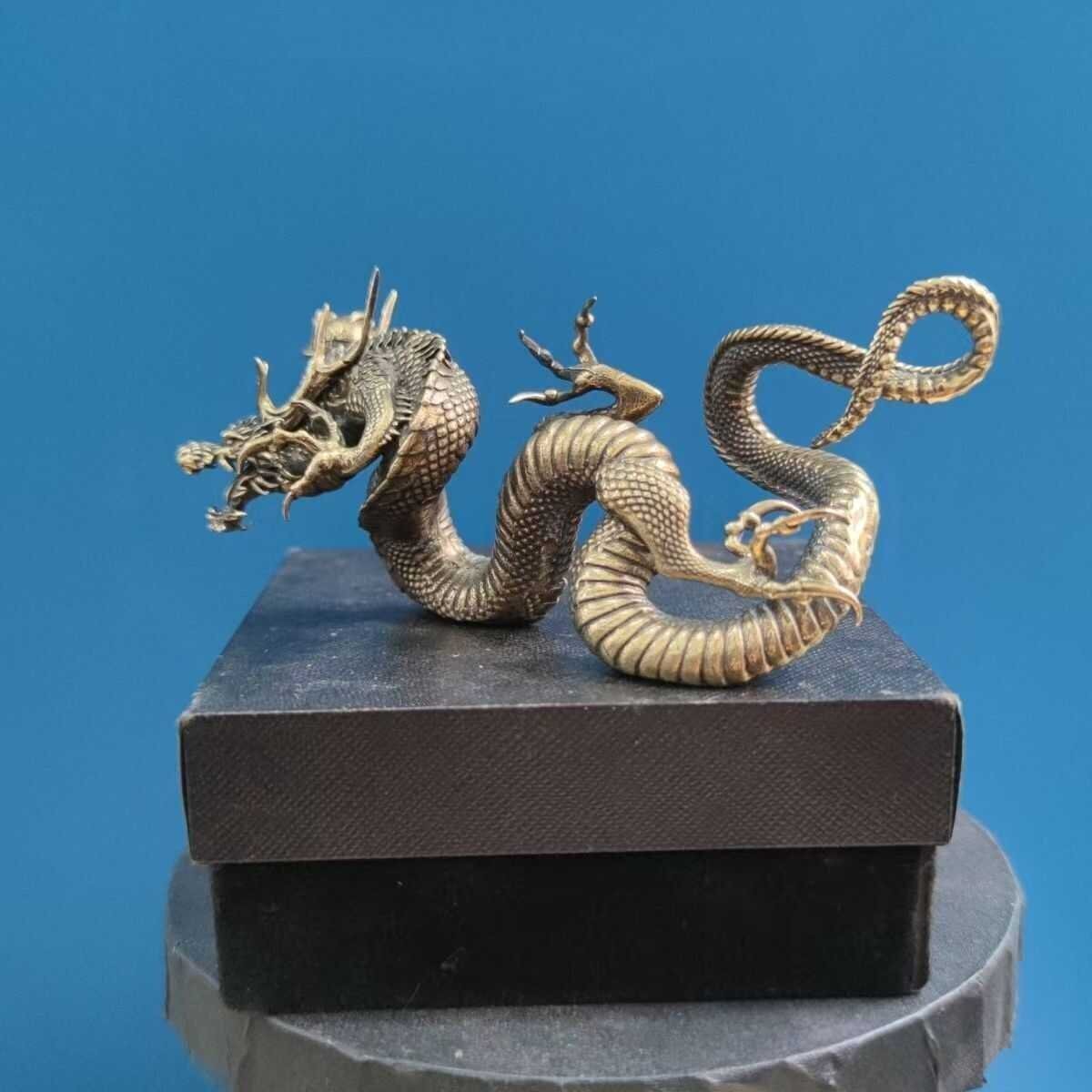 風水 龍の置物 龍 真鍮 置物 置き物 金属 玄関 : 竜 玄関飾り 開運 