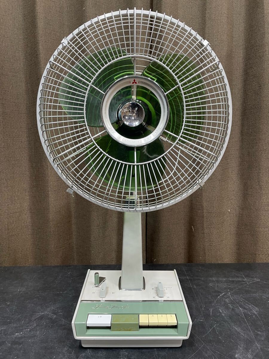 完動品 昭和レトロ 三菱 扇風機 ACE 30cm お座敷扇 R30-W2 ZS-691】MITSUBISHI/三菱 扇風機 R30-W2 昭和レトロ 30cmエースお座敷