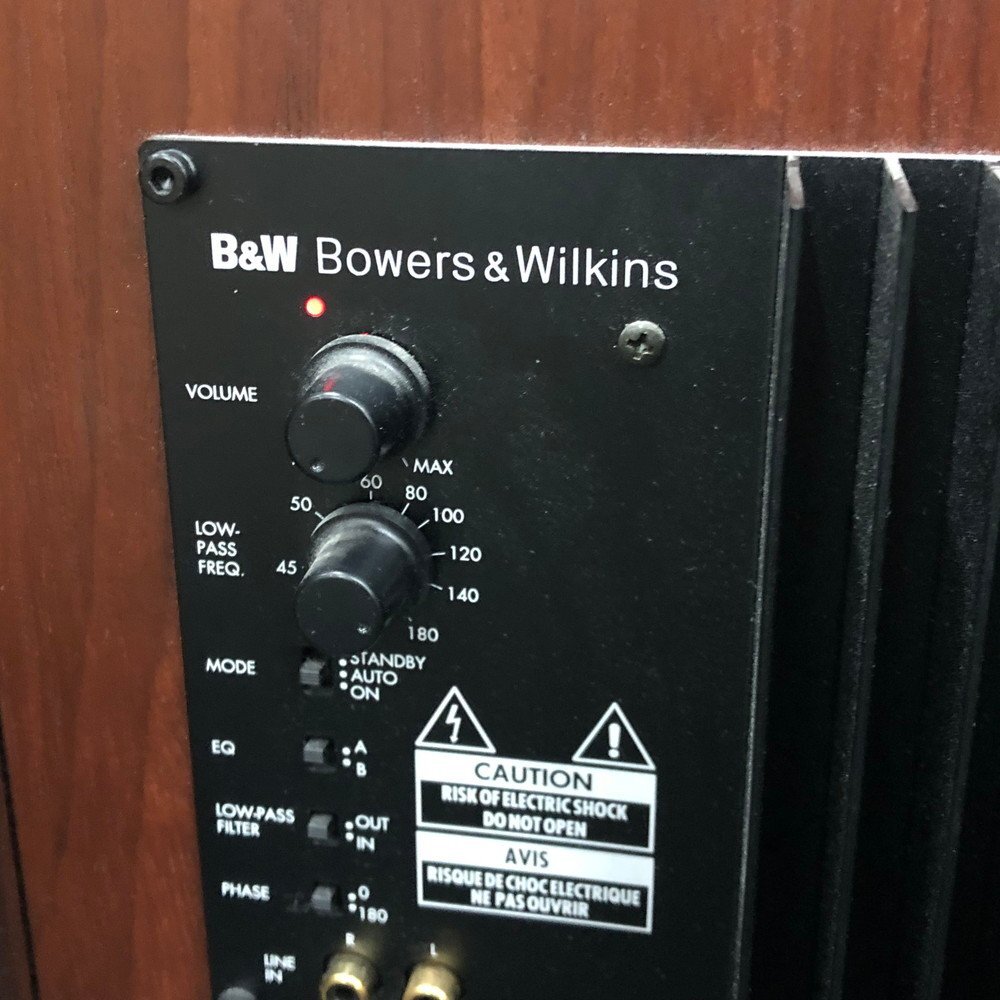 【USED】1円スタート ≪ B&W ASWCDM ≫ ウーファー 送料着払 通電確認済 説明書付 Bowers&Wilkins marantz マランツ ジャンク JUNK_6