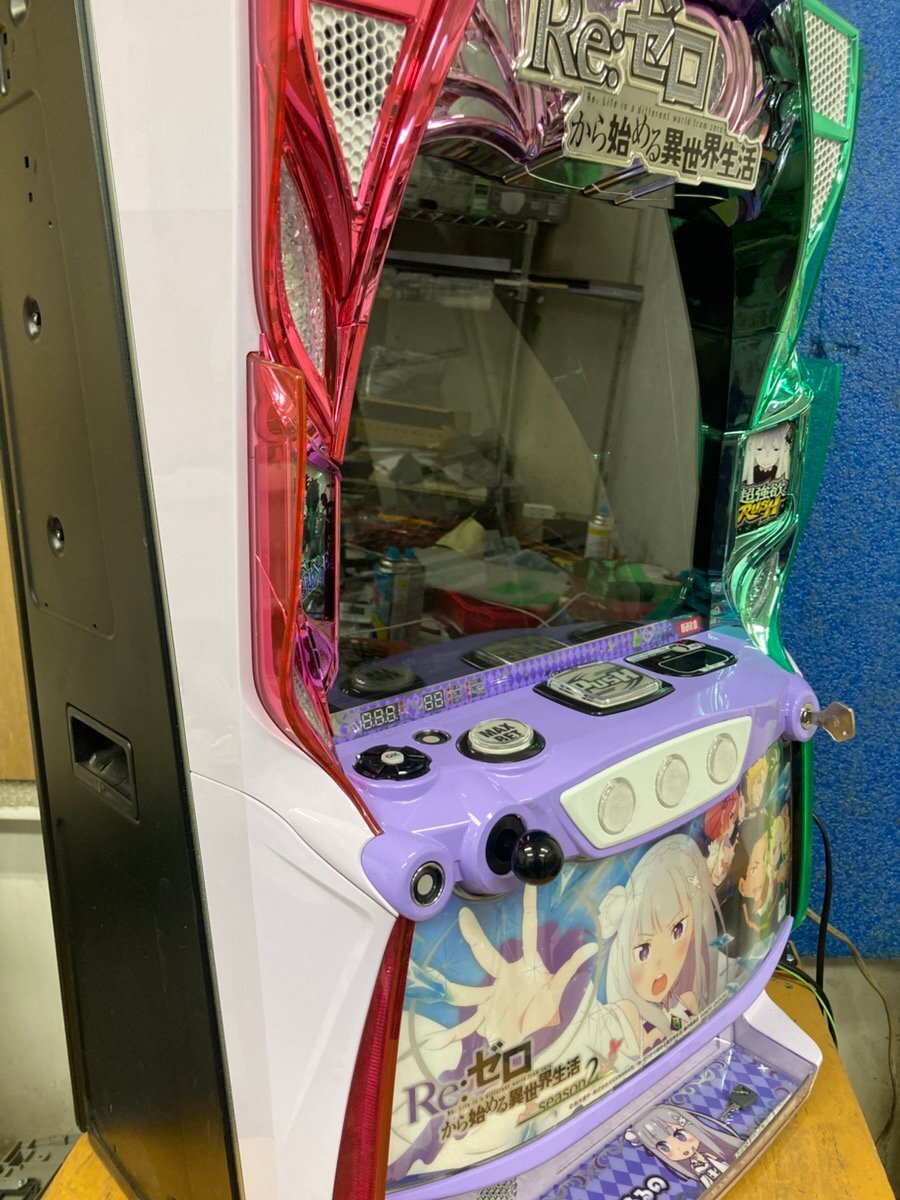 スロット Re:ゼロから始める異世界生活 season2 宅配可能 メダル不要機