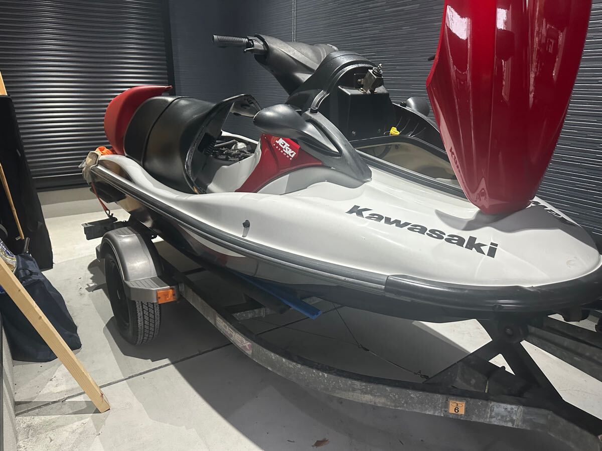 カワサキ ジェットスキー STX12F - 軽トレーラー の落札 (本体 