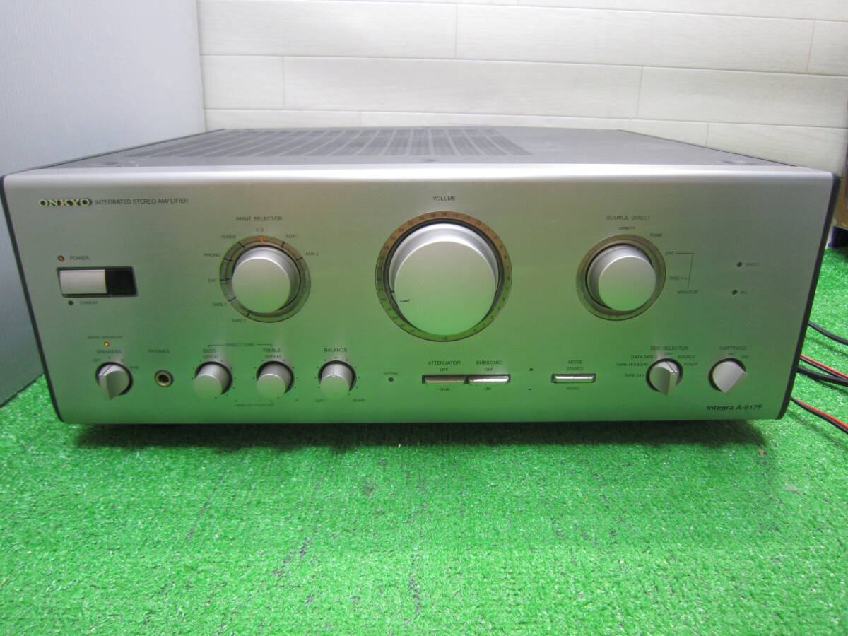 ONKYO Integra A-917F プリメインアンプ オンキョー - ☆ 整備済 定格