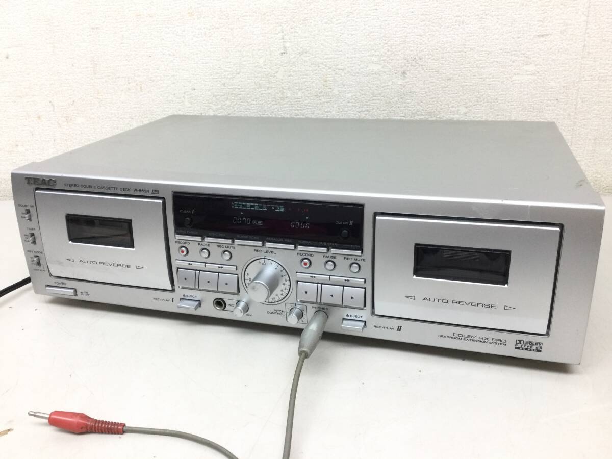 TEAC ティアック W-865R Wカセットデッキ 【公式通販】