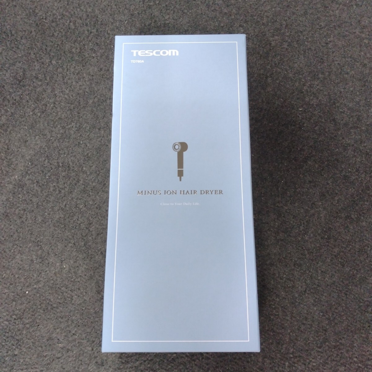 テスコム ヘアドライヤー I字型 マイナスイオン 軽量 コンパクト 冷温風 静音 ラク抜きプラグ ホワイト TD760A-W　新品未開封 送料無料②_2