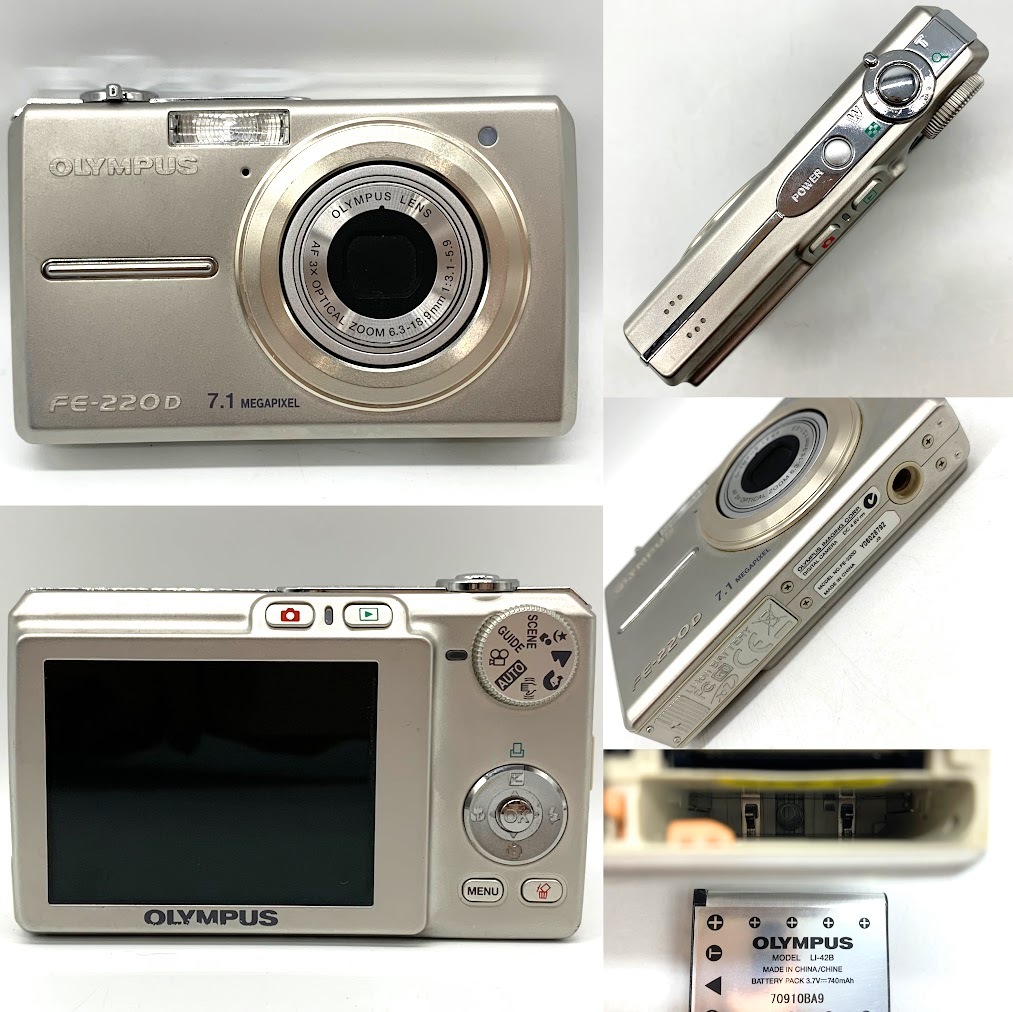 S-46】通電確認有 FUJIFILM FINEPIX OLYMPUS μ SONY Cyber-shot
