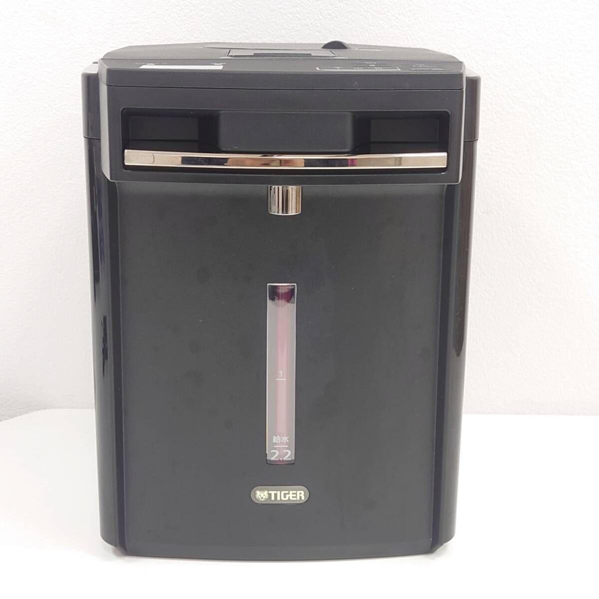 ■【TIGER タイガー】蒸気レス電気まほうびん PIM-G220 21年製 ブラック 2.2L 電気ポット 現状品★9885_2