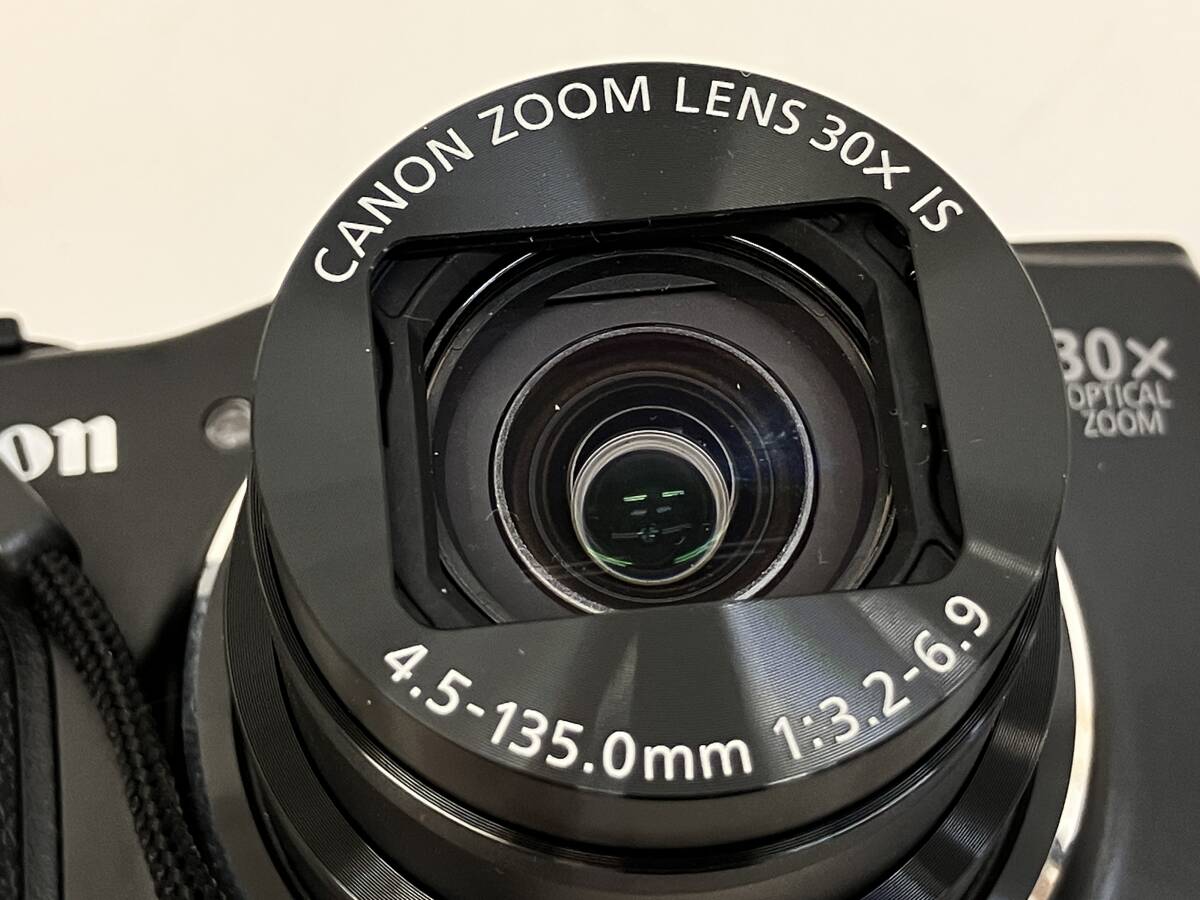 岡702-074 Canon PowerShot SX700HS キャノン 本体 ブラック 黒色 