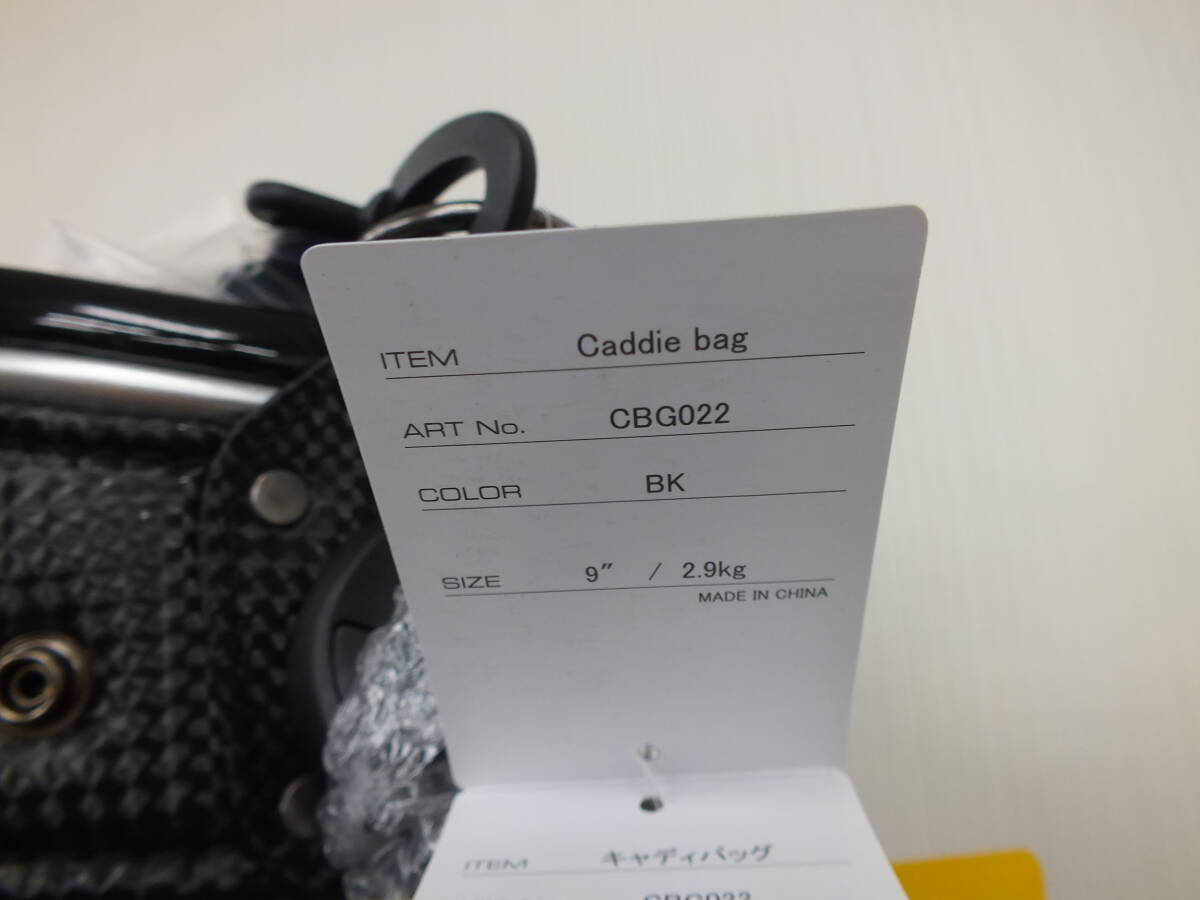 未使用 TOUR B CBG022 軽量モデル ブラック ブリヂストン キャディバッグ ゴルフバッグ 激安1円スタート_3