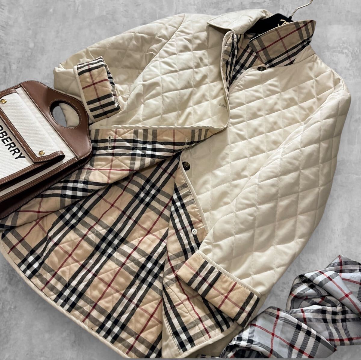 脅威のメガチェック柄】BURBERRY LONDON バーバリーロンドン ステン