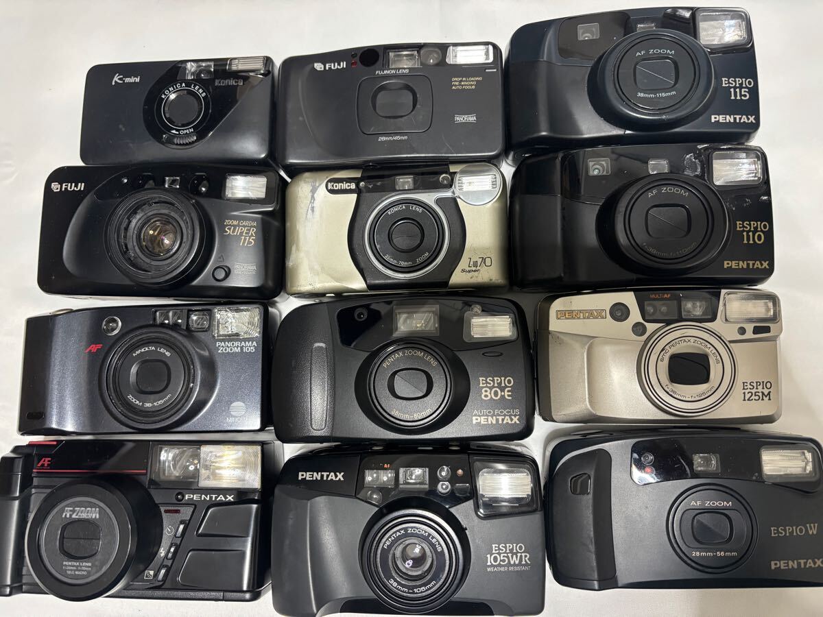 コンパクトカメラ 12点セット まとめ売り Canon Minolta Pentax 