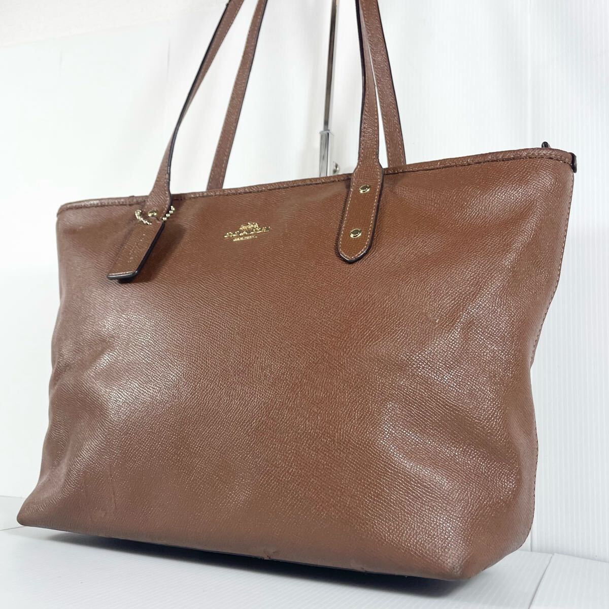 中古・古着通販COACH (コーチ) ビジネスバッグ ブラウン｜ブランド 