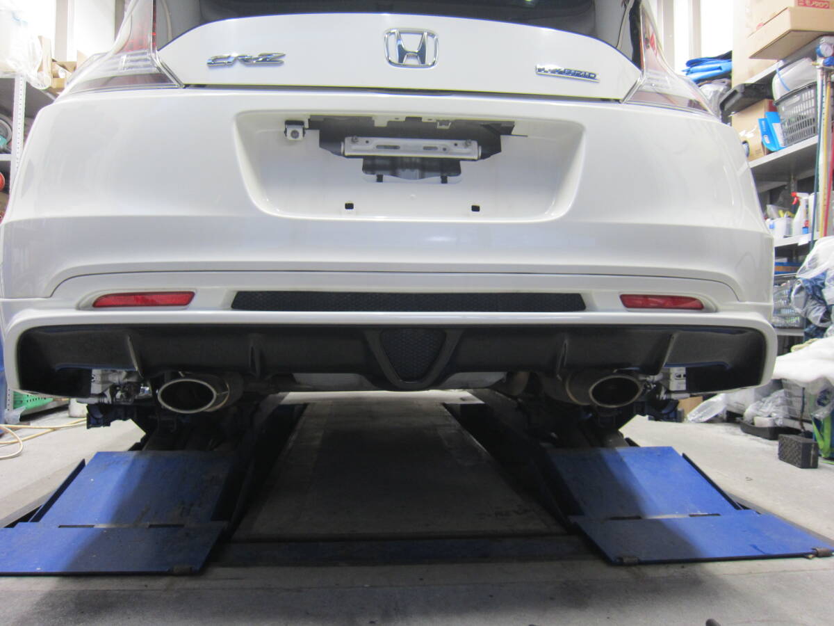CR-Z マフラーセット 2本左右出し ZF1 ZF2 6MT CVT CR-Z マフラー ZF2 2012