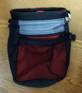 カラビナ付ウエストバック　チョークバック　腰袋　登山　旅行　野外フェス　園芸　