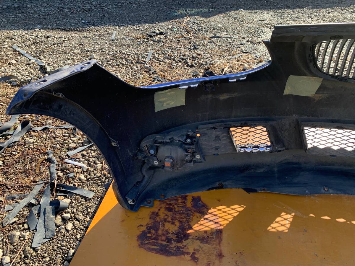 BMW 3シリーズ 320i Mスポーツ 純正 フロントバンパー WA20 E90 クーペ外し E91/E92/E93 ブルー_7