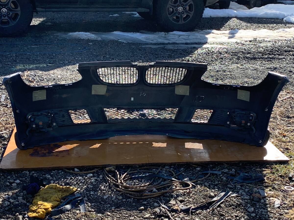 BMW 3シリーズ 320i Mスポーツ 純正 フロントバンパー WA20 E90 クーペ外し E91/E92/E93 ブルー_8