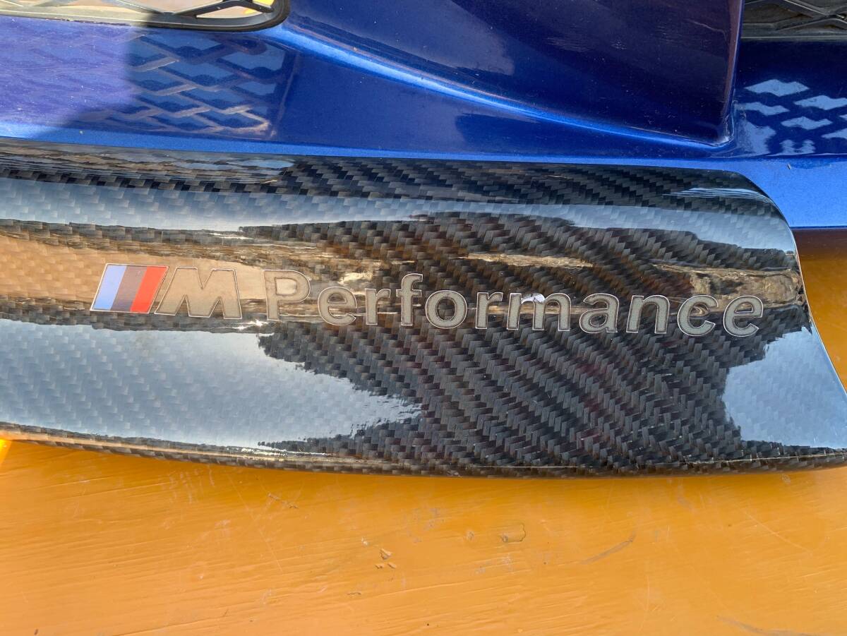 BMW 3シリーズ 320i Mスポーツ 純正 フロントバンパー WA20 E90 クーペ外し E91/E92/E93 ブルー_9