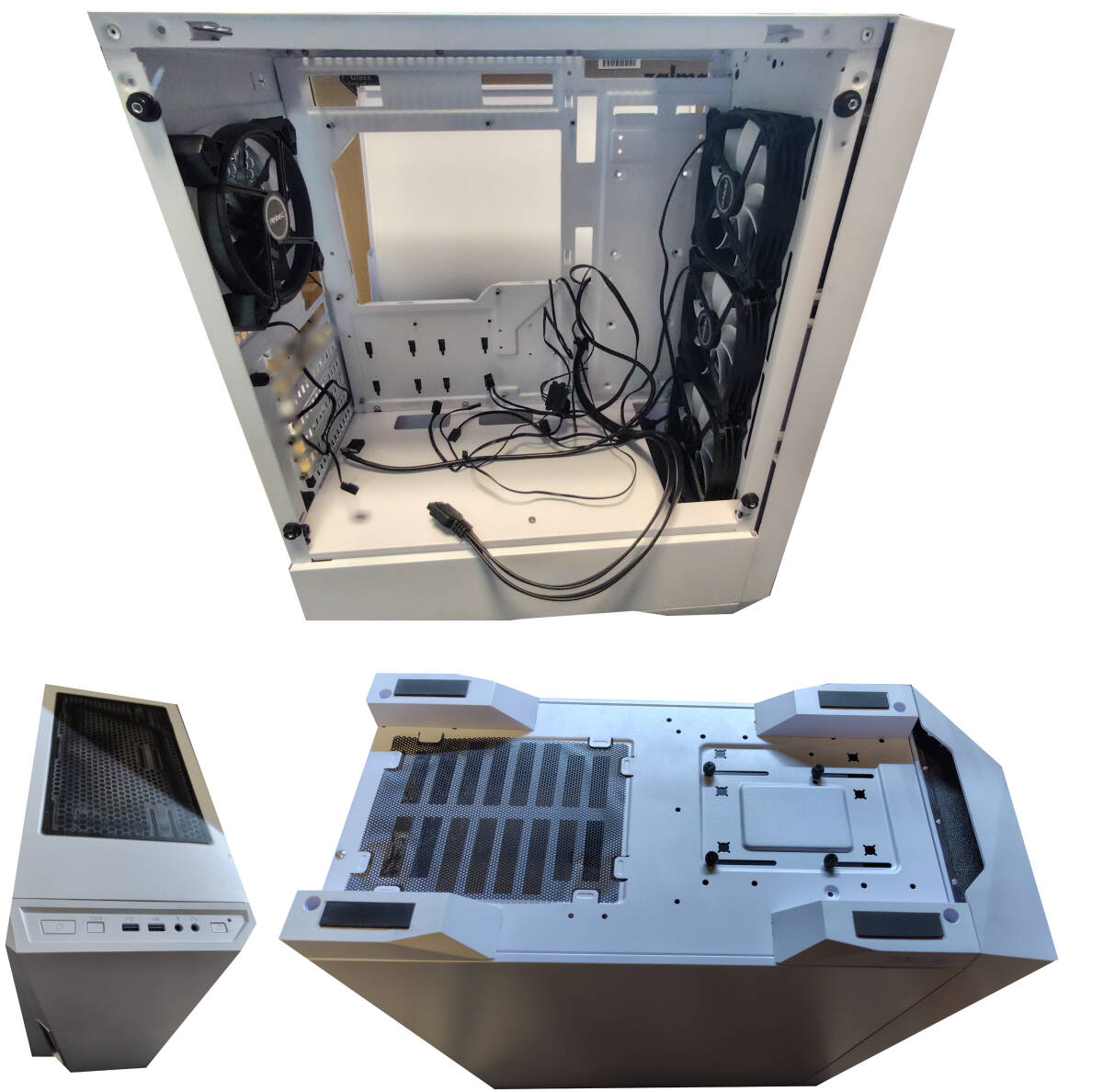 【中古PCパーツセット】Ryzen 7 5700X + ASRock X570 Taichi + DDR4-3200 32GB (16GB×2) + PCケース DP501(白)_9