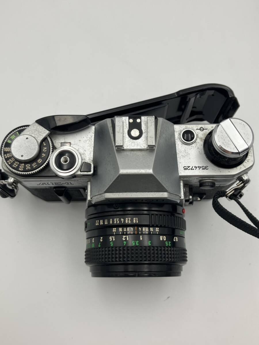 【839】ジャンク 動作未確認 Canon キヤノン AE-1 一眼レフ フィルムカメラ FD 50mm 1:1.8 現状品 カメラ 写真_4