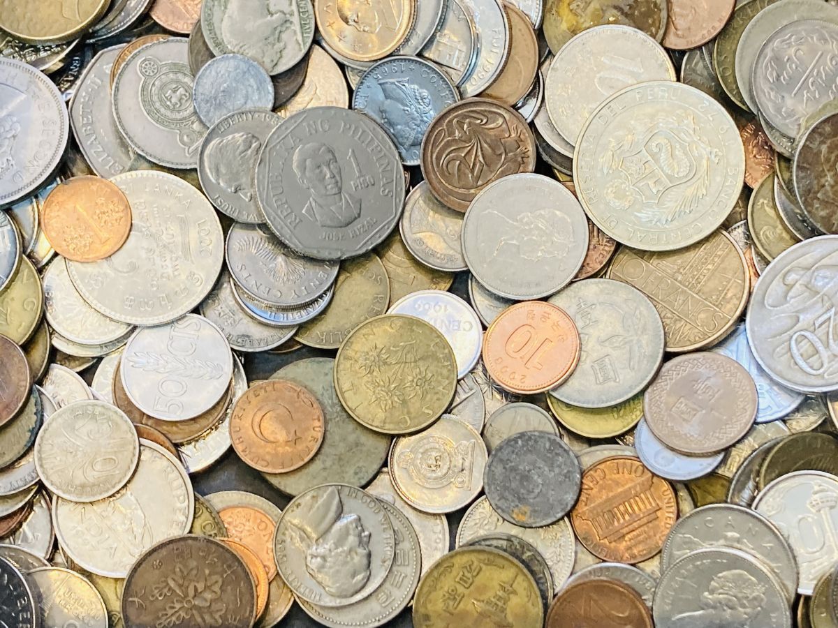 kmn07▼外国古銭 メダル 約5kg以上 大量おまとめ 未選別 外国銭 銅銭 アルミ銭 黄銅貨 レプリカ 記念メダル など▼_7