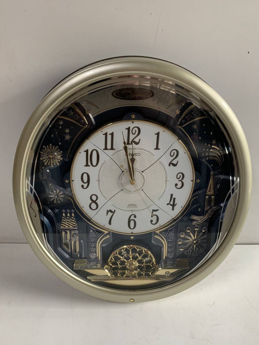 ④u782◇SEIKO セイコー◇電波時計 Wave Symphony RE561H メロディ時計