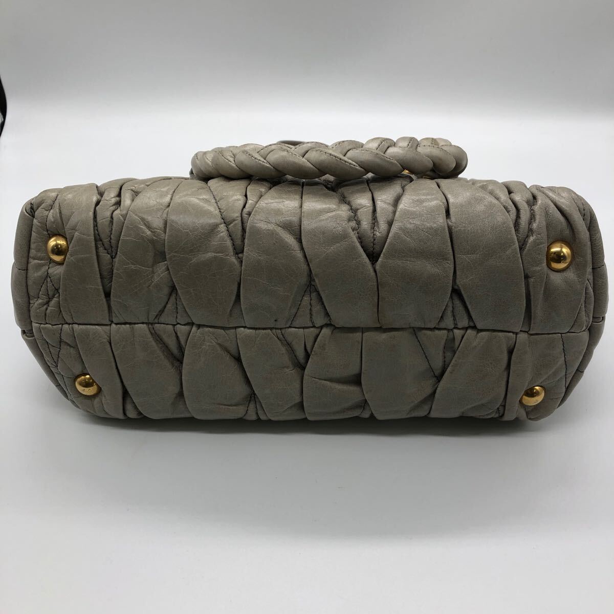 ★1円スタート　miumiu 2way レザー ハンドバッグ マテラッセ　現状品　_8