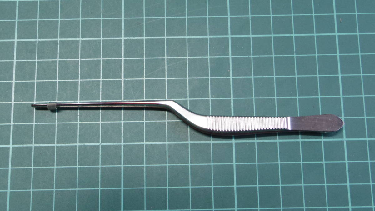 （131）新品　耳鼻用ピンセット　ルーツェ　鑷子　有鈎　ファースト（鉗子　持針器　剪刀　鈎　開創器）医療器具　外科　整形外科_1