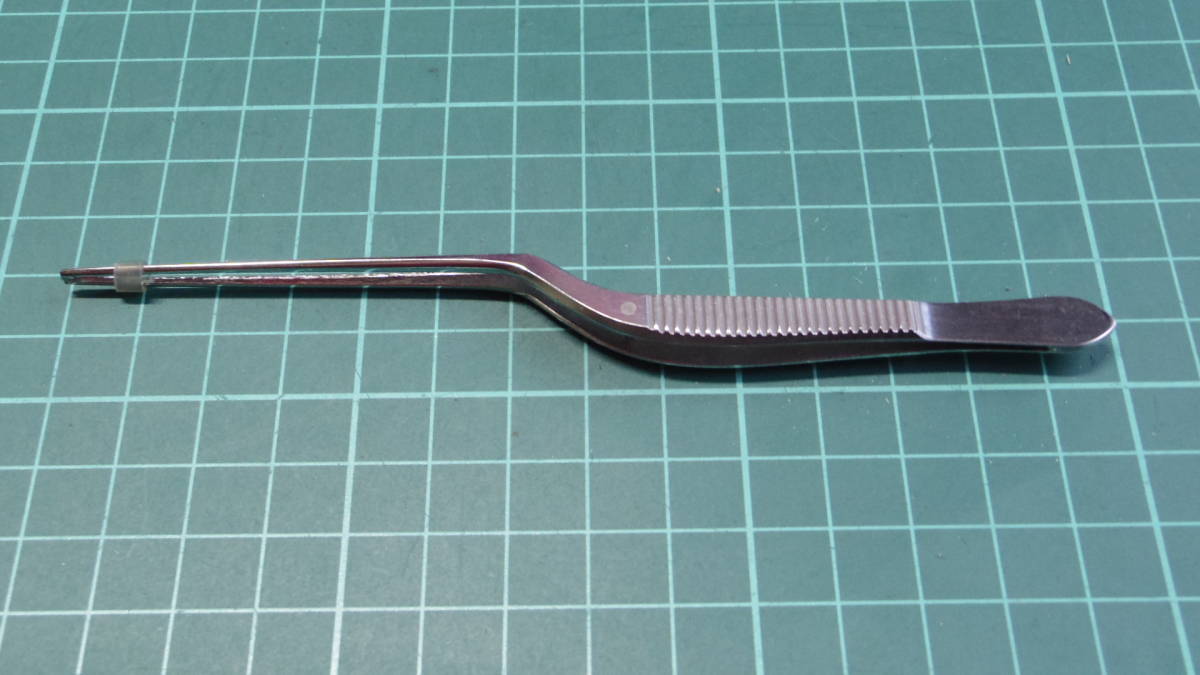 （131）新品　耳鼻用ピンセット　ルーツェ　鑷子　有鈎　ファースト（鉗子　持針器　剪刀　鈎　開創器）医療器具　外科　整形外科_2