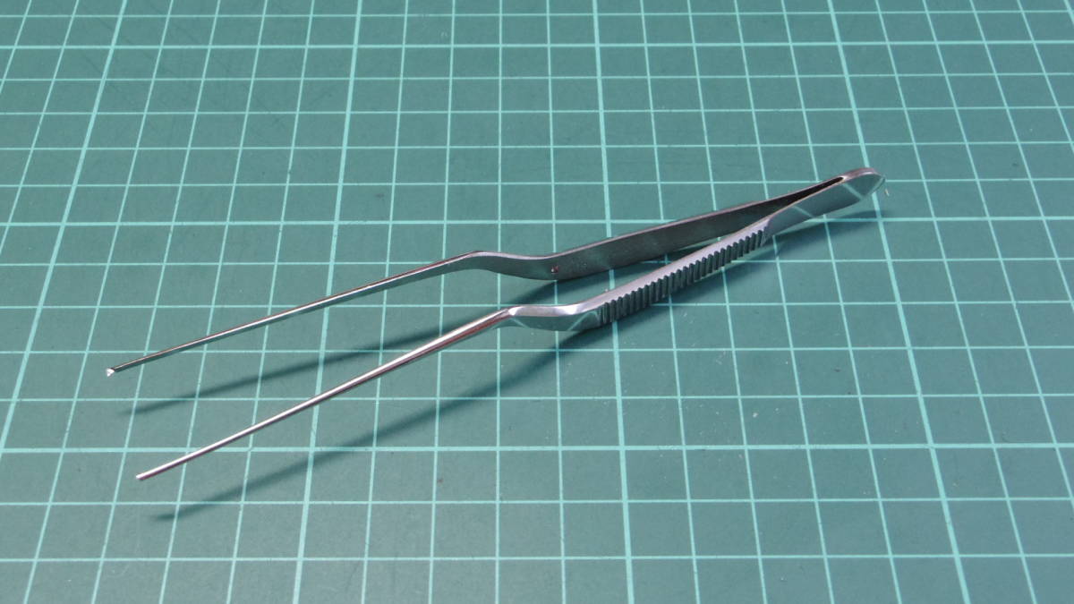 （131）新品　耳鼻用ピンセット　ルーツェ　鑷子　有鈎　ファースト（鉗子　持針器　剪刀　鈎　開創器）医療器具　外科　整形外科_4