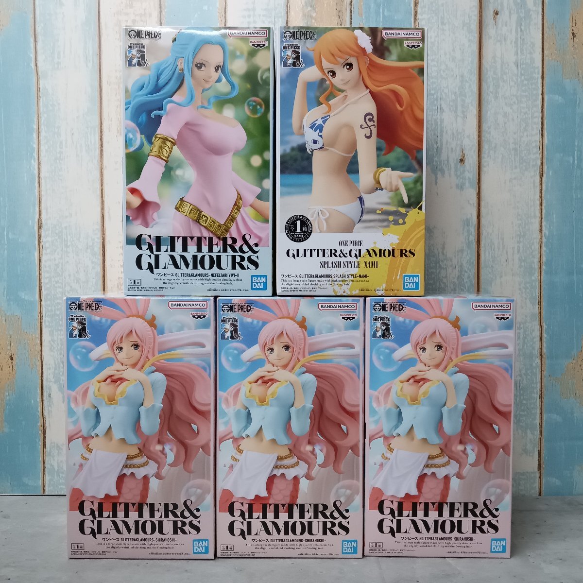 ワンピース フィギュアまとめ ナミ・ビビ・しらほし・ボニー・サンジ 