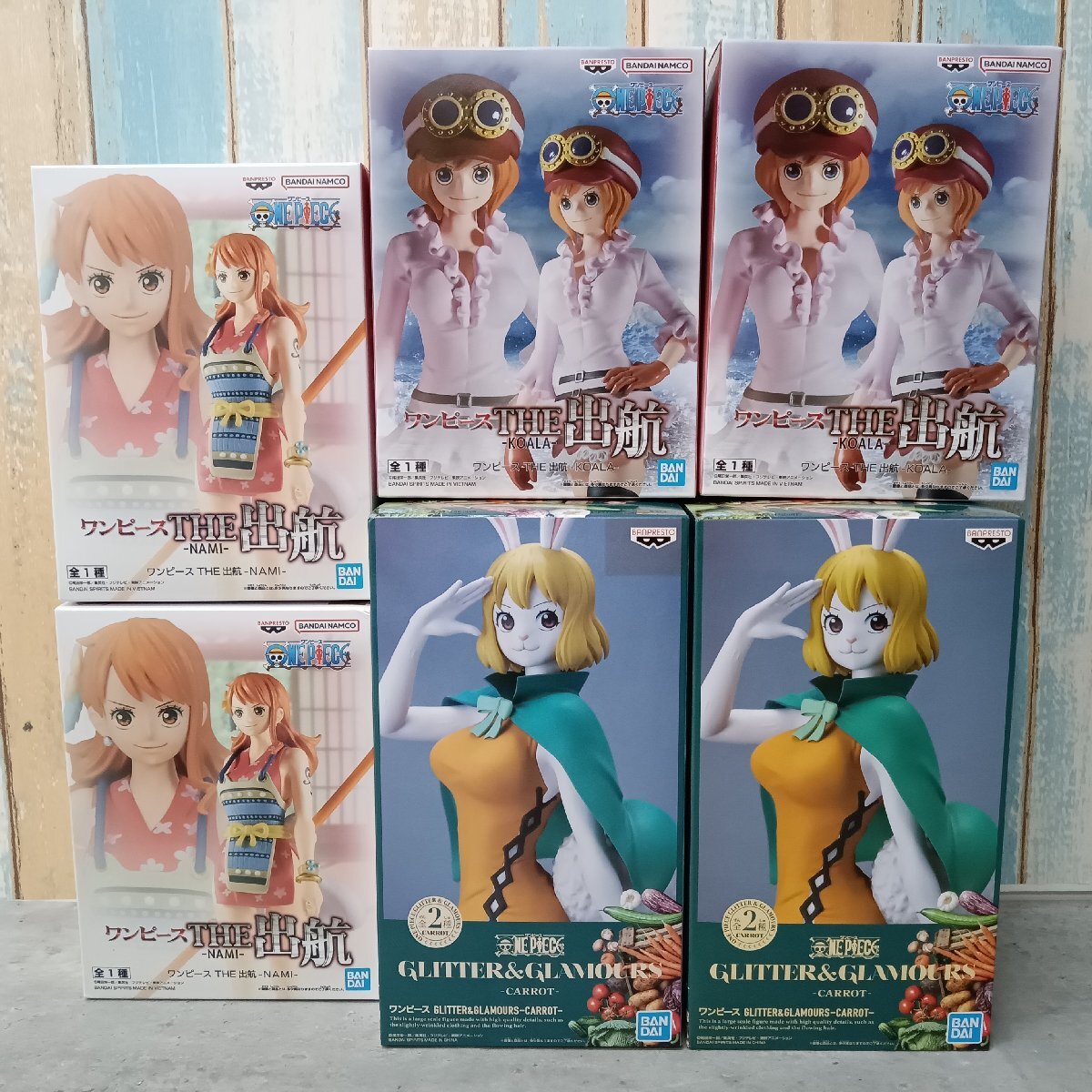 ワンピース フィギュアまとめ ナミ・ビビ・しらほし・ボニー・サンジ 