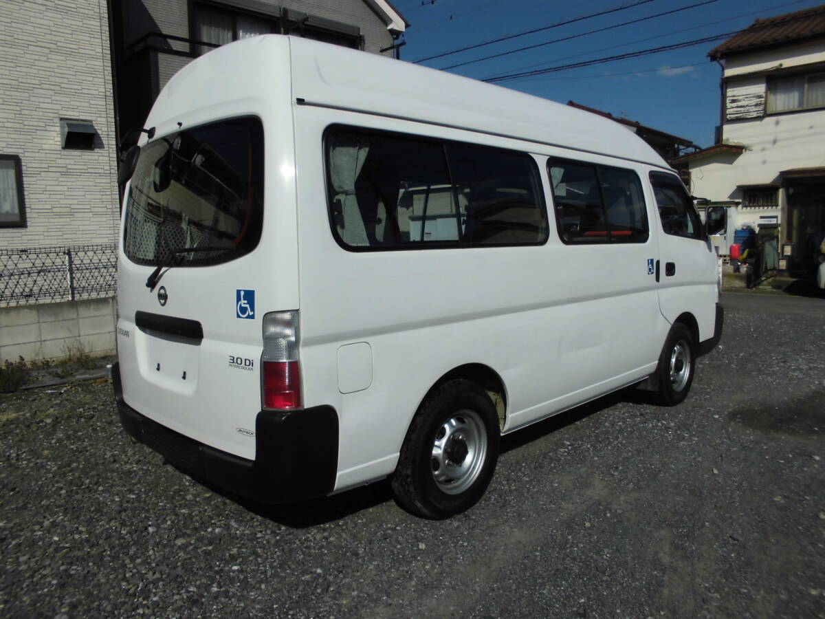  E25キャラバン　D-TB　4WD　チェアーキャブ　車イス移動車　NoxPM適合_3