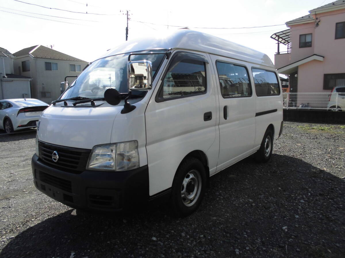  E25キャラバン　D-TB　4WD　チェアーキャブ　車イス移動車　NoxPM適合_4