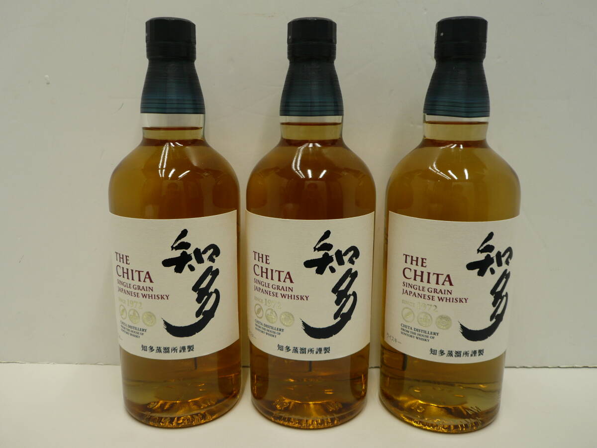 1円スタート!! 15696 酒祭 洋酒祭 3本セット サントリーウイスキー 知多 ノンエイジ 43% 700ml 未開栓 自宅保管品_1