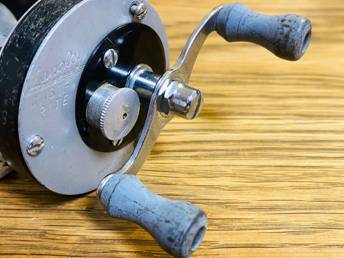 Langley CAST-RITE Model 380A USA 希少モデル ラングレー アメリカンビンテージ ダイレクトリール オールドタックル オールドリール_8