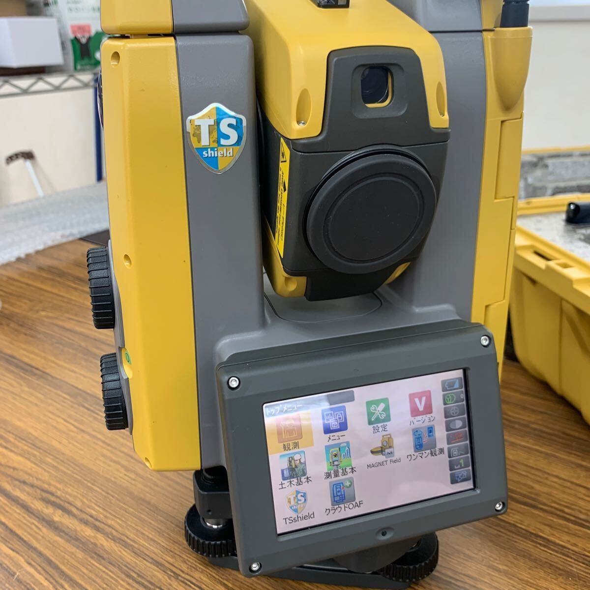 美品 トプコン TOPCON 自動追尾式トータルステーション GTシリーズ GT-1005 測量機器_5