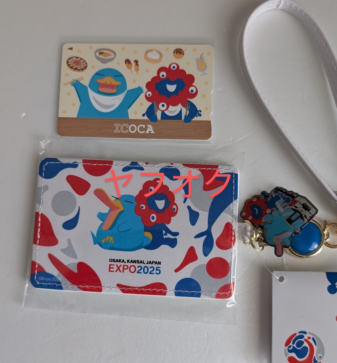 万博記念 ICOCA＋合皮パスケース☆ICOCA未使用☆万博記念ICOCA (ICOCA