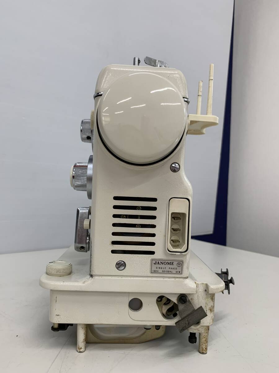 K　JANOME　ジャノメ　ミシン　MODEL　801　足踏みミシン　本体のみ　フットペダル　使い方の手びき　付属品付き_6