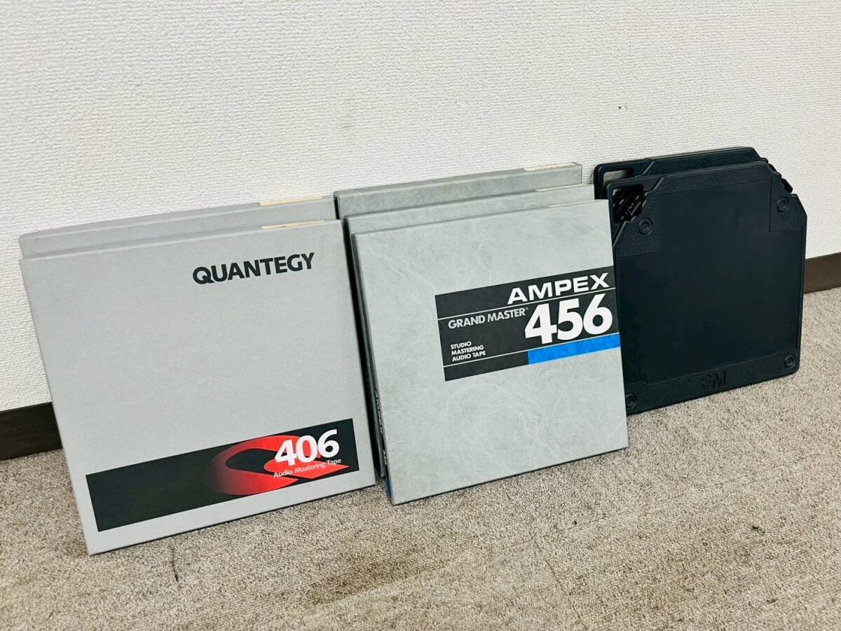 B◇未使用◇AMPEX 456 3本 QUANTEGY 406 2本 3M 806 2本 10号